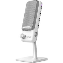 Nzxt Capsule Elite Beyaz Yayıncı Mikrofonu