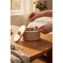 UltraMint Şık Ahşap Takı ve Makyaj Saklama Kutusu, Dekoratif Organizer