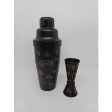 Teknotrust Dört Parça Polikarbon Kokteyl Seti, Şık ve Dayanıklı Tasarım