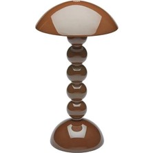 Addison Ross Chocolate Lacquer Rechargeable Bobbin LED Lamp