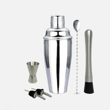 Teknotrust Şık 6 Parça Kokteyl Hazırlık Seti ile Evinizde Profesyonel Bar Atmosu