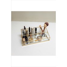 UltraMint Şık 5'li Düz-Fix Pirinç Makyaj Organizer, 30 Cm, Pratik ve Kullanışlı