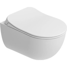 Kale Zero 2.0 Kanalsız Asma Klozet + Ultra Slim Yavaş Kapanan Klozet Kapağı