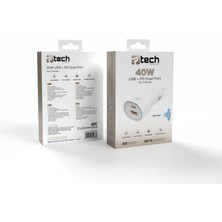 Ptech 40W Araç Çakmaklık Şarj Cihazı