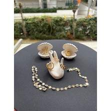 UltraMint Deniz Temalı Midye Görünümlü Takı Seti, Şık ve Zarif Aksesuarlar