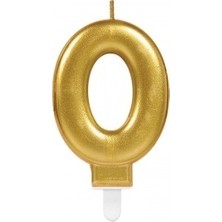 Alacak Olsam 0 Rakam Mum Gold Renk