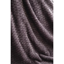 Apricitas Home Trusty Antrasit Çift Kişilik Jakar Desen Battaniye 200X220CM
