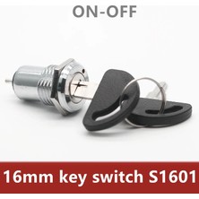 Maroces MR-195A 16MM Anahtarlı Swıtch Metal Anahtar (0-1) 16MM