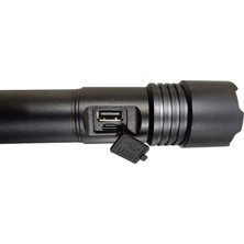 Vice Avm 1300 Lümen TG Led 2800 mAH Zoom Özellikli Şarj Edilebilir El Feneri SK3600 TG-V 8627
