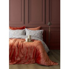 Apricitas Home My Touch Lona Terrakota Çift Kişilik Nevresim Takımı