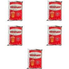 Yüceplast Düz Beyaz Kağıt Sargılı Ince 4 mm Pipet - 19 Cm. - 1000 Adet