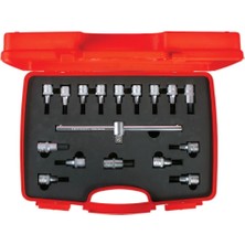 İzeltaş IZELTAS 1/2 Allen Uçlu Lokma Takımı ve Torx Uç Set 17 Parça