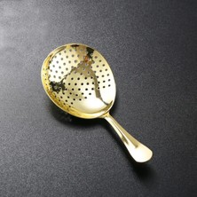 Teknotrust Altın Kaplama Kokteyl Süzgeci, Zarif ve Şık Tasarım