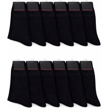 Qulat Pamuklu Erkek Çorap 12 Adet – Sıkmayan Lastikli, Esnek, Günlük Rahat Çorap