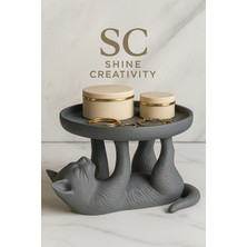 UltraMint Şık Kedi Temalı Masaüstü Organizeri, Zarif ve Kullanışlı Tasarım