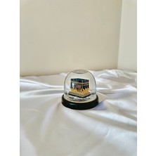 PremiumPort Parlak Simli Büyük Kar Küresi, Dekoratif ve Şık Tasarım, 1 Adet