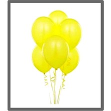 Sahra Balon Metalik Altın Sarı Balon - 10 Adet