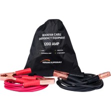 German Kupfermax Profesyonel Akü Takviye Kablosu ve Universal Model 1200A 3.60METRE Çantalı Alman Güvencesiyle