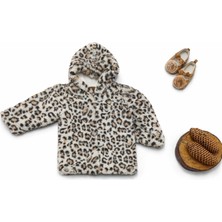 Welkın Leopar Peluş Mont