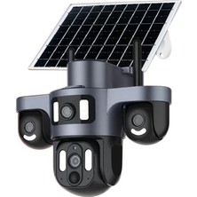 Blic Blm-83 9mp Ip Solar 4g Kamera 3 Kameralı Geniş Açı