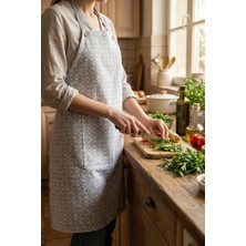 Hamur Suya Dayanıklı Ayarlanabilir Askılı Mutfak Önlük Çok Amaçlı Cepli Barista Şef Önlüğü Elira