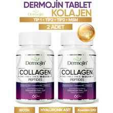 Dermojin 2 Adet - Prebiyotik Destekli Hidrolize Kolajeni Tablet