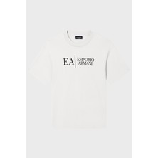 Emporio Armani Pamuklu Regular Fit Logolu Bisiklet Yaka T Shirt Erkek T Shirt EM005551 AF25183 F0038