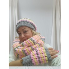 Gonca Concept Kadın El Örgüsü Bere&boyunluk&eldiven Takım