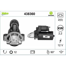 Valeo 438360 Marş Motoru Peugeot Boxer-Cıtroen Jumper 06> Ford Transit 06> 2.2 Tdcı-Hdı Önden Çeker 9675092580-CC1T 11000 AB-BK3T11000D