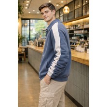 Pi Fashion Erkek Oversize Çıtçıtlı Gömlek Yaka Ceket