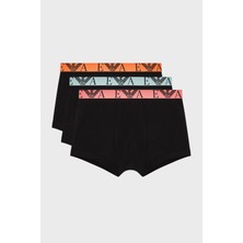 Emporio Armani Pamuklu Logolu 3 Pack Boxer Erkek Boxer EM000259 AF20668 MC061