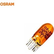 OSRAM 12V DİPSİZ AMPUL T10 5W SARI