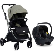 Kraft Kenya I-Size Travel Sistem Bebek Arabası - Siyah Yeşil