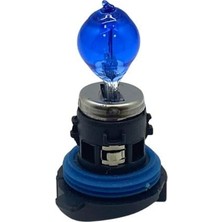 PREMIUM 12V GÜNDÜZ SÜRÜŞ AMPULÜ SOKETLİ 24W (MAVİ CAM BEYAZ IŞIK)