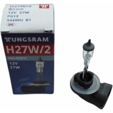Tungsram 12V H27 Ampul 27W (L Soket)