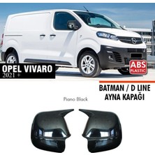 Tuning Vadisi Opel Vivaro Batman Yarasa Ayna Kapağı Piano Black / 2021 Sonrası