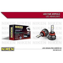 NIKEN 12V H11 PRO CSP LED XENON FAR AMPUL SETİ 6500K 8000 LÜMEN