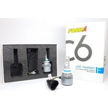 Forza 12V 9005 Hb3 Cob LED Xenon Far Ampul Seti K.mavi 30.000K