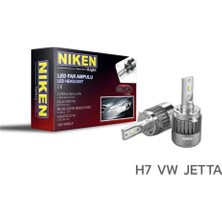 NIKEN 12V H7 CSP LED XENON FAR AMPUL SETİ 6500K 4000 LÜMEN VW JETTA