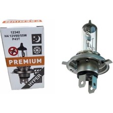 PREMIUM 12V H4 AMPUL 60/55W P43T STANDART