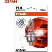 OSRAM 12V H4 AMPUL 60/55W P43T STANDART GERMANY
