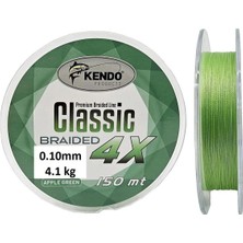 Kendo Classic 4x 0.10mm 150m Apple Green Örgü Ip Misina
