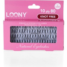 Loony Takma Kirpik 80'li 10 Ply Long Knot Free
