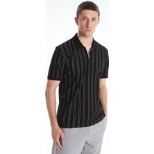 Lc Waikiki Yeni Sezon Polo Yaka Çizgili Erkek Tişört