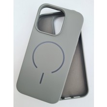Pirok Store iPhone 14 Pro Magsafe ile Uyumlu Yumuşak Soft Mükemmel Manyetik Esnek Lansman Silikon Kılıf
