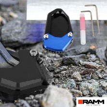 Ramm Bmw Motorrad 1300 Gs Alüminyum Durdurma Ayağı Genişleticisi - Mavi