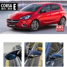 Tuning Vadisi Corsa E Batman Yarasa Ayna Kapağı Piano Black / 2014-2019