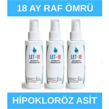 Let-19 Hipokloröz Ağız, Burun ve Gözçevresi Antiseptiği 3'lü 120 ml