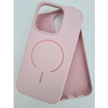 Pirok Store iPhone 14 Pro Magsafe ile Uyumlu Yumuşak Soft Mükemmel Manyetik Esnek Lansman Silikon Kılıf