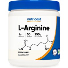Nutricost L-Arginine 250 G - 50 Servis - Omo Free